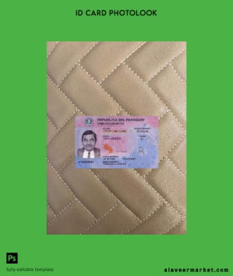 Paraguay Kimlik Kartı Kart 2023-present photolook Ön