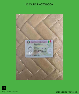 Senegal Kimlik Kartı photolook Ön