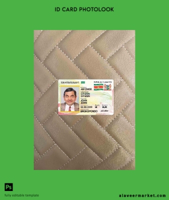 Suriname Kimlik Kartı Kart photolook Ön