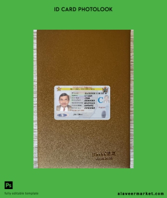 Zimbabwe national registration Kimlik Kartı Kart photolook Ön