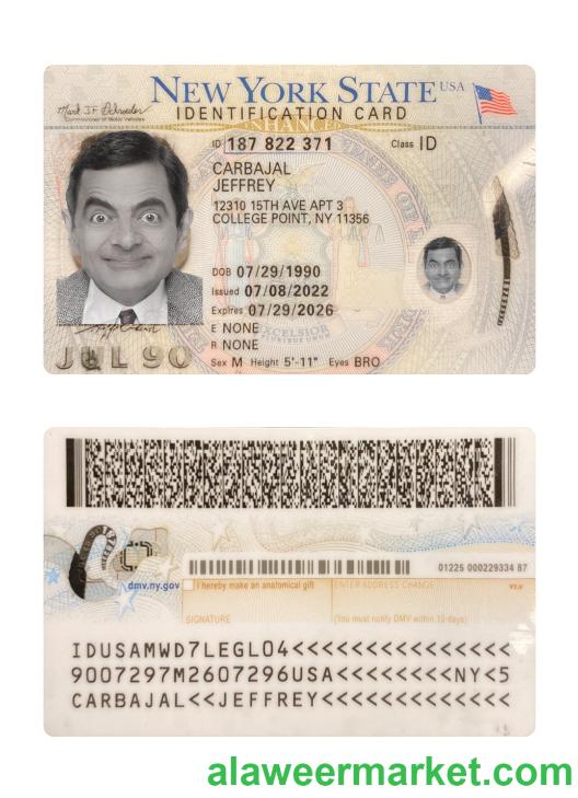 USA New York ID card 2022-present