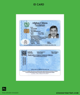 Afghan citizen proof of registration
