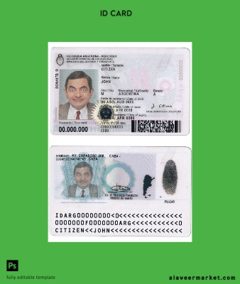 Arjantin Kimlik Kartı Kart 2020 – present