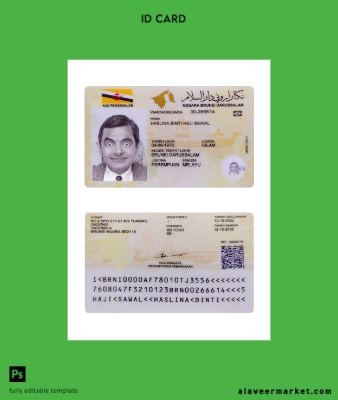 Brunei Kimlik Kartı Kart 2022-present