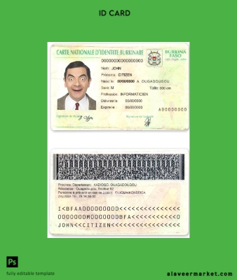 Burkina Faso Kimlik Kartı