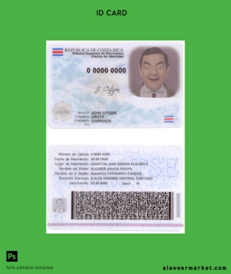Costa Rica Kimlik Kartı