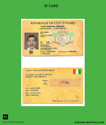 Cote D’Ivoire Kimlik Kartı