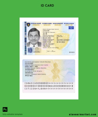 Kosovo Kimlik Kartı Kart