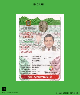 Meksika Kimlik Kartı version 2