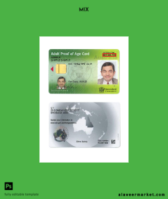 Avustralya Queensland proof of age Kart