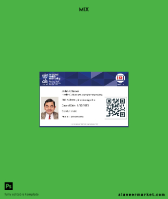 Hindistan National Sağlık authority Sağlık Kimlik Kartı Kart
