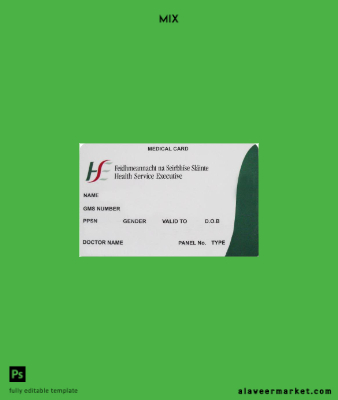 İrlanda Sağlık Service Executive Tıbbi Kart