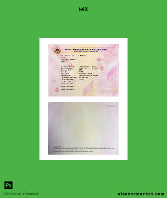 Malezya JPJ Vehicle Ownership Sertifika (VOC), car registration Kart
