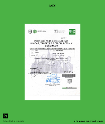 Meksika Permiso Para Circular Sin Placas
