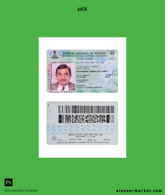 Nijerya Voter's Kimlik Kartı Kart