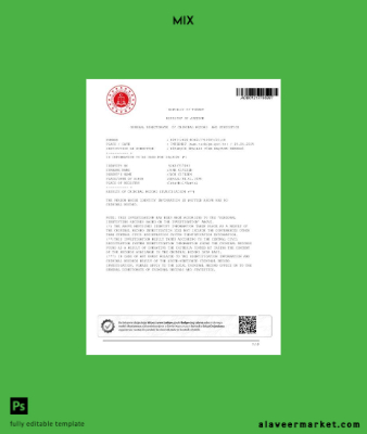 Türkiye Ministry of Justice Criminal Record Sertifika