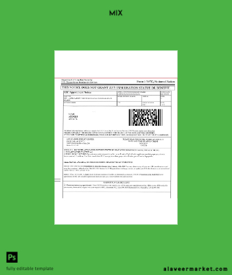 U.S. Citizenship and Immigration services form I-797C, Notice of action