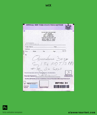 USA Yeni york state prescription