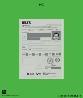 United Kingdom Ielts report form