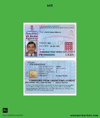 United Kingdom border agency application registration Kart