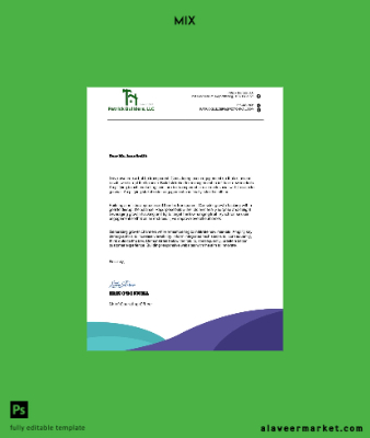 letterhead Şablon in Word and PDF format, fully Düzenlenebilir