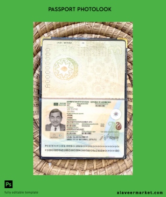 Azerbaycan Pasaport photo look