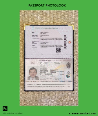 Bangladeş Pasaport (2020-present) version 2 photo look