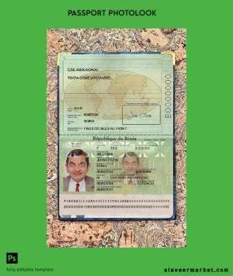 Benin Pasaport photo look