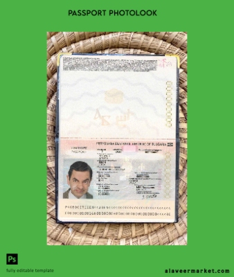 Bulgaristan Pasaport photo look