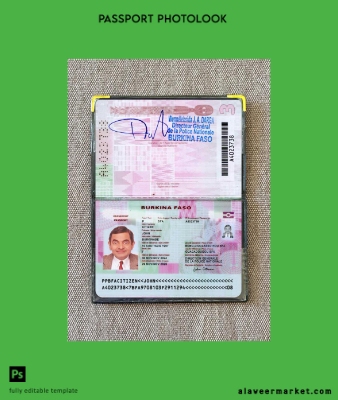 Burkina Faso Pasaport 2024-present photolook