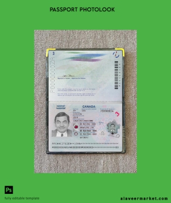 Kanada Pasaport 2023-present version 2 photolook