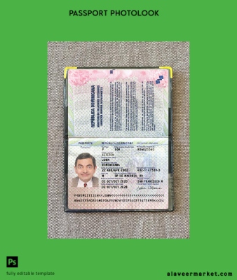 Dominican Republic Pasaport 2020-present photolook version 2