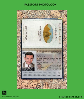 Mısır Pasaport photo look