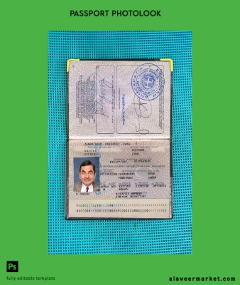 Yunanistan Pasaport version 3 photo look
