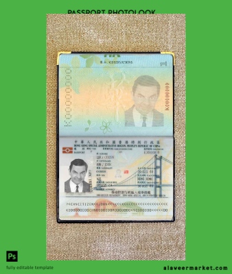 Hong Kong pass photo look