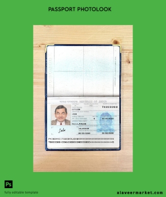 Hindistan Pasaport Yeni version 2 pages photolook 1