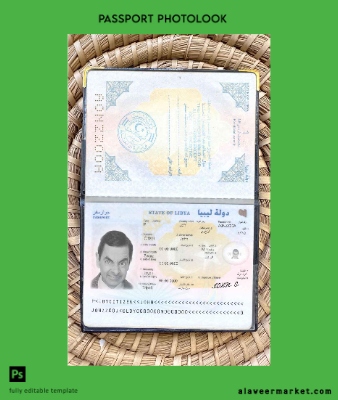 Libya Pasaport photo look