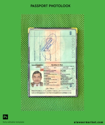 Niger Republic Pasaport 2022-present photolook