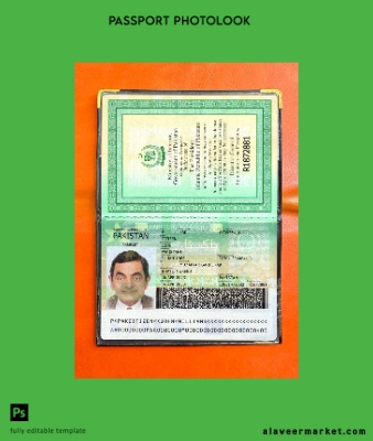 Pakistan Pasaport 2023-present version 2 photolook