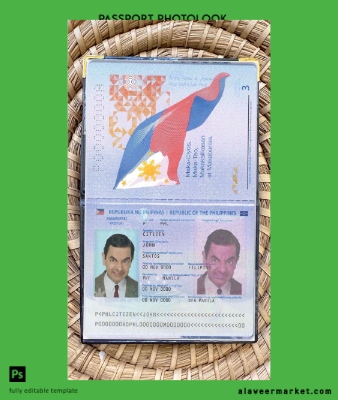 Filipinler Pasaport photo look