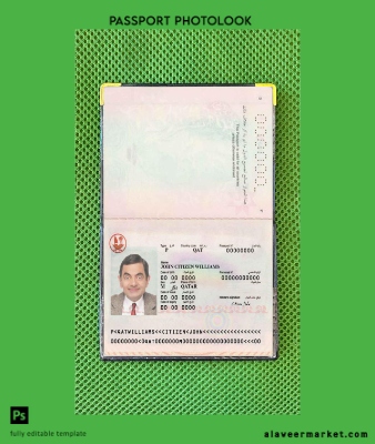 Katar Pasaport photo look