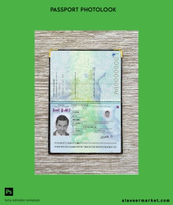 Slovenya Pasaport photo look