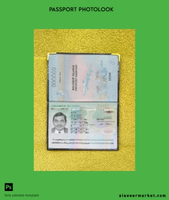 Solomon Islands Pasaport photolook