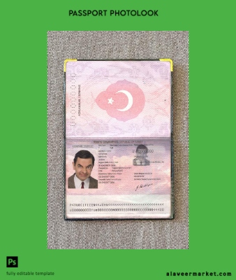 Türkiye Pasaport OLD photo look