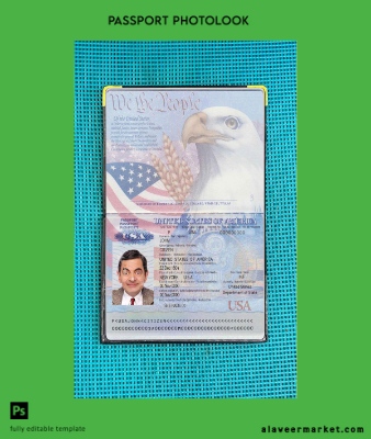 USA Pasaport 2007-2022 photo look