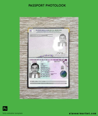 United Kingdom Pasaport (2020-present) photo look