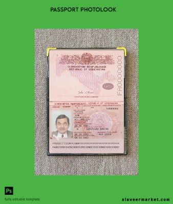 Özbekistan Pasaport 2022-present photolook
