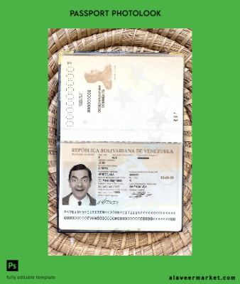 Venezuela Pasaport photo look
