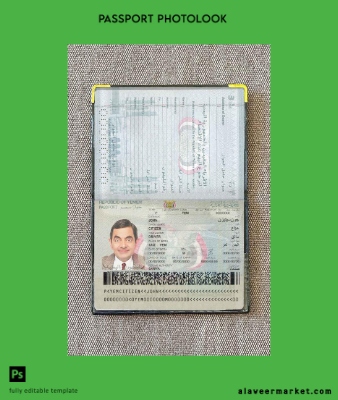 Yemen Pasaport photo look