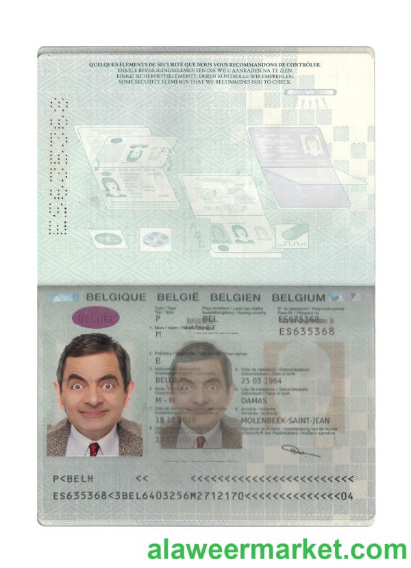 Belgium passport 2020-present